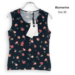 Blumarine ブルマリン 長袖 ニット レーヨン ローズ 花柄42 L - メルカリ