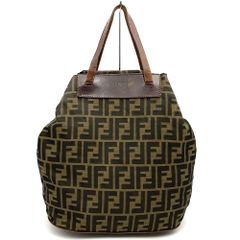 FENDI フェンディ リュック ズッカ レザー FF フラップ 軽量 - メルカリ