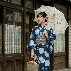 しまむら　浴衣　二部式浴衣　さんかく　水玉浴衣 しまむら 浴衣 二部式浴衣 さんかく 水玉浴衣 - メルカリ