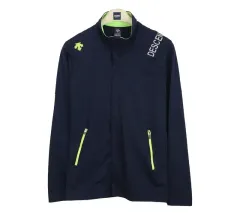 21398 DESCENTE ジップアップジャージジャケット 100 105 トレーニングウェア トップス ブランド古着のサムネイル