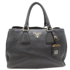 新品 PRADAブラック レザーハンドバッグ ノベルティ - メルカリ
