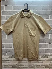 Y【Y10-71】△ GIVENCHY　Sサイズ　半袖ポロシャツ　ベージュ　メンズのサムネイル