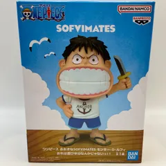ワンピース　おおきなSOFVIMATES　モンキー・D・ルフィ　おれは遊び半分なんかじゃないっ！！　プライズ　フィギュア　バンダイ　バンプレスト　（ME26-4473）