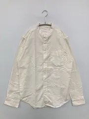 UNFIT シャツ/ブラウス アイボリー スタンドカラー 長袖 無地 コットン ミドル丈 メンズのサムネイル
