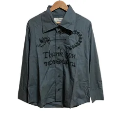 美品 Vivienne Westwood ヴィヴィアンウエストウッド アングロマニア エンジェル ロングスリーブシャツ 17-11-801001 サイズ38 グレー レディース 古着 中古 USEDのサムネイル