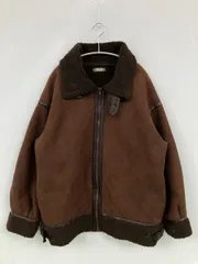 kutir クティール ブルゾン F ブラウン ジップアップ フードなし 無地 合成皮革/人工皮革 ボア ミドル丈 レディースのサムネイル