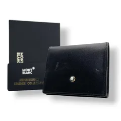 【良品】モンブラン MONTBLANC コインケース 小銭入れ マイスターシュテュック レザー 本革 ブラック 黒 ビンテージ クラシック エレガント 上品 メンズ レディース ビジネス 通勤 コンパクト ミニ財布 定番 人気 ホワイトスター ロゴ M5のサムネイル