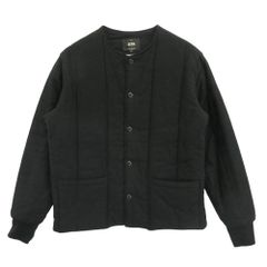 ADDICT CLOTHES 어디트 클로즈 ACV-QLT02LM ACVM MOLESKIN ARMY QUILTED JACKET 신사레이트 노 칼라 재킷 블랙계 44[중고]