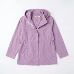 CROCODILE クロコダイル 薄手ジャケット パープル チェック Mのサムネイル