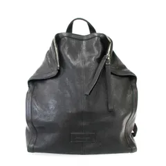 ALEXANDER McQUEEN アレキサンダーマックイーン De Manta レザーバックパック リュック 494885 ブラック -のサムネイル