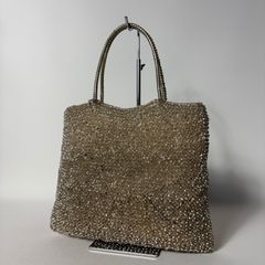 極美品✨アンテプリマ ワイヤーバッグ ハンドバッグ ゴールド系