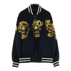 WACKO MARIA (ワコマリア) 21SS ×56 TATTOO STUDIO SKA JACKET 56タトゥースタジオ スカルプリント スカジャン ブルゾン ブラック 56TS-WM-BL01のサムネイル
