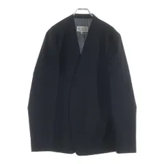 Maison Margiela (メゾンマルジェラ) 21SS ボタンレステーラードジャケットノーカラージャケット S50BN0370 ブラックのサムネイル