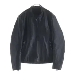 ISAMU KATAYAMA BACKLASH (イサムカタヤマバックラッシュ) KOBE LEATHER 神戸カウレザー シングル ライダースジャケット ブラック 1948-01のサムネイル