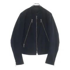 Maison Martin Margiela (メゾンマルタンマルジェラ) 4 07SS Archive ここのえ期 5ZIP RIDERS JACKET COTTON 5ジップ ライダース ジャケット コットン ハノ字 ブラックのサムネイル
