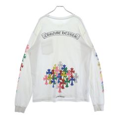 鑑定済 希少CHROME HEARTS ロンT セメタリークロス トリプルクロス 