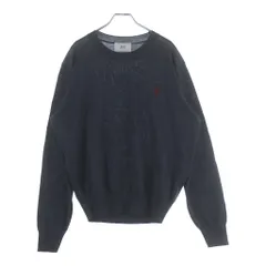 AMI Alexandre Mattiussi (アミアレクサンドルマテュッシ) ウール ロゴエンブロイダリー クルーネックニットスウェット セーター グレー HKS111.KN0025のサムネイル