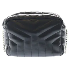 SAINT LAURENT PARIS (サンローランパリ) ルル ボーリング レザーチェーンショルダーバッグ ブラック 454317のサムネイル