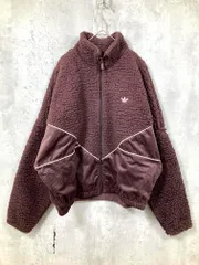 adidas originals アディダスオリジナルス ショート丈 コーデュロイ フリースミックス ジャケット sizeM/茶 ■◇ レディースのサムネイル