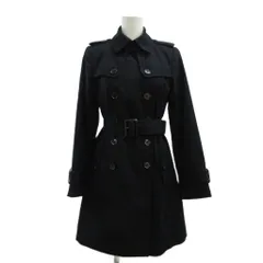 バナナリパブリック BANANA REPUBLIC トレンチコート XS 黒 ブラック 長袖 キルティング ダブルブレスト /SH ■ECC005のサムネイル