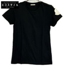 モンクレール レディース 半袖Tシャツ XLサイズ ブラック ビッグ