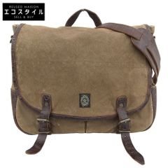 RRL ダブルアールエル キャンバス レザー ショルダーバッグ - メルカリ