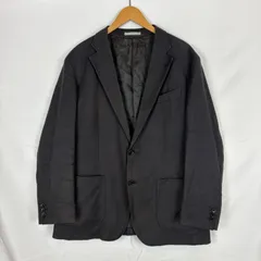 YUKI TORII HOMME ユキトリイ オム テーラードジャケット 鹿子生地 テンセル フォーマル ビジネスカジュアル ブラック メンズ L　NA3のサムネイル