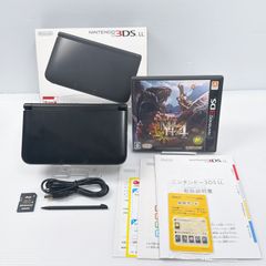 ほぼ新品 ニンテンドー3DS LL ブラック 本体 充電器セット - メルカリ