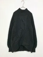 mercibeaucoup メルシーボークー プルオーバー オーバーサイズ メルナワ ニット セーター size1/黒  ◇■ レディースのサムネイル