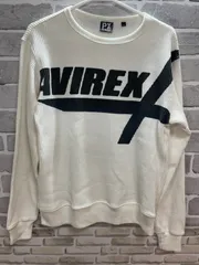 【B2-14】◇AVIREX サイズM ニット　ホワイトのサムネイル