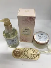 D3840 SABON サボン フローラルウォーターインオイル 150ml／ボディスクラブ DJ 200ｇ／ハンドソープＰ デリケート・ジャスミン 200ml 計3点セットのサムネイル