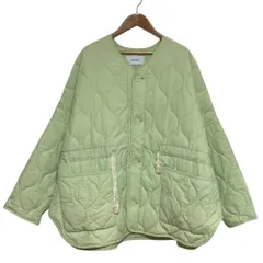 良品 ASTRAET アストラット キルティング ウエストドロー ブルゾン ジャケット 5425-199-0221 ライトグリーン レディース 古着 中古 USEDのサムネイル