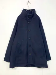 417 EDIFICE 417 エディフィス 22011312301040 WOOLICK / ウーリック ビーバースタンド コート sizeM/紺 ◆■メンズのサムネイル
