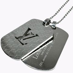 LOUIS VUITTON ネックレス ドッグタグ - メルカリ