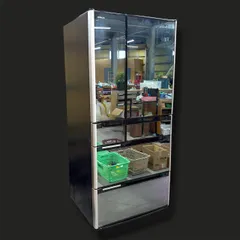 【2013年製/動作確認済】日立 HITACHI R-M6700D(X) 670L 6ドア冷凍冷蔵庫 クリスタルミラー 真空チルドFS 電動引き出し フレンチドア 大容量 ファミリー 大型冷蔵庫 デュアルファン LED 省エネのサムネイル