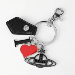 美品】ヴィヴィアンウエストウッド オーブ キーホルダー アクセ レザー