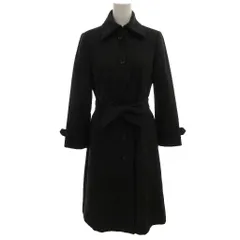 アンクライン ANNE KLEIN 美品 トレンチコート ステンカラー カシミヤ 5 ベルト付き ロング丈 ポケット付き グレー /KB ■ECG005のサムネイル