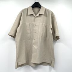 z*9様 60s- ヴィンテージ半袖レーヨンシャツ オフホワイト L相当 ハンド z*9様 60s- ヴィンテージ半袖レーヨンシャツ オフホワイト L相当