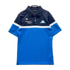 サイズ：M KAPPA GOLF カッパゴルフ  半袖ポロシャツ  ブルー系 [240101682363] ゴルフウェア メンズ ストスト