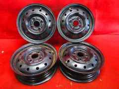 スチール ホイール 4本 ダイハツ スズキ 13×4.00B 穴 PCD 100 +45 ハブ径 54 鉄チン ◆ 52778Hのサムネイル