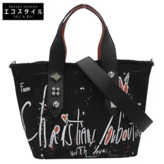 CHRISTIAN LOUBOUTIN　クリスチャンルブタン　新品同様 フランジバススモール 2WAYトートバッグ レディース 3215121 ブラックのサムネイル