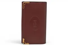 カルティエ キーケース/キーホルダー ヴィンテージ Cartier 6連 マスト ドゥ カルティエ ボルドー 2Cロゴ L300092 【中古】のサムネイル