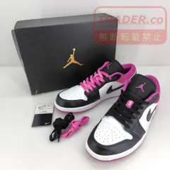 05w21665 ナイキ NIKE  エアジョーダン 1 ロー SE AIR JORDAN 1 LOW SE  ブラック/アクティブ フューシャ  28.5cm US10.5 UK9.5 メンズ  スニーカー  CK3022-005  【中古品】
