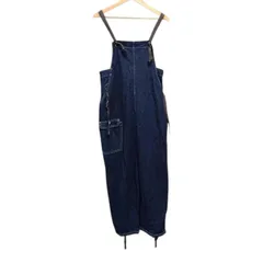 ★日本製 ★ サムシング SOMETHING × FREEK’S STORE別注 『リラックスして着れるサイズ感』ワイドオーバーオール 【F】のサムネイル