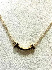 【中古】TIFFANY&Co. ティファニー　スマイル ペンダント（ミニ）　イエローゴールド　2025年購入品　定価170500円アクセサリー＿セルモアから出品＿s-0703-r13のサムネイル