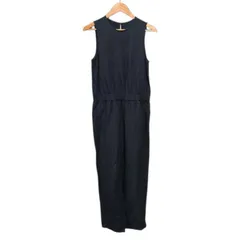 ★リネン素材を使用したこなれ感のある大人のロンパース★ ラウンジドレス Loungedress 『大胆に開いたバックスタイルがポイント』リネンロンパース 【F】のサムネイル