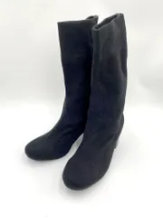 美品 Andemiu アンデミュウ 156870 ソックス ショート ニット ブーツ sizeS/黒 ■■レディースのサムネイル