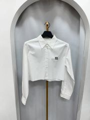 新品同様】MIU MIU スラブポプリン シャツ 36 - メルカリ