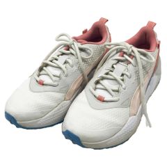 ゴルフシューズ PUMA スニーカー 23cm ホワイト ブラウン ピンク | Mercari