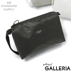 【正規取扱店】 スタンダードサプライ ポーチ メンズ レディース 小物入れ STANDARD SUPPLY 化粧品 おしゃれ コスメ マチ付き マチ 大きめ 水に強い 軽量 セイルクロス 日本製 SAIL BLOCK POUCH M BLACKのサムネイル